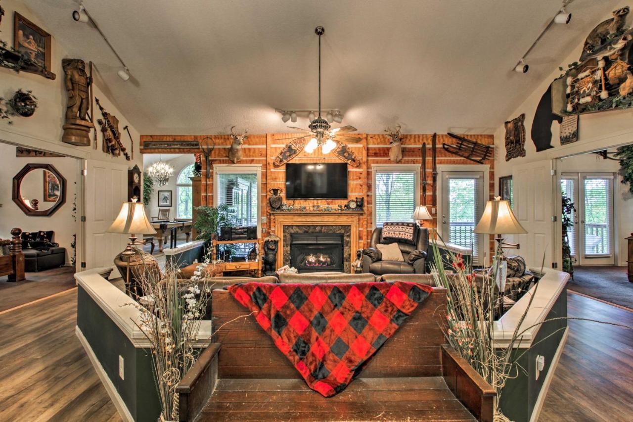 Eclectic Cabin With Hot Tub 1 Mi To Ober แกตลิงเบิร์ก ภายนอก รูปภาพ